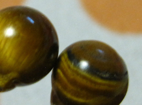 Tiger Eye Gemstones (Surgical Steel, Niobium, or Titanium Stud Earrings) - Pretty Sensitive Ears