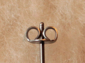 Faux Pearl Stud Earrings - Surgical Stainless Steel Post, Choose Your Size